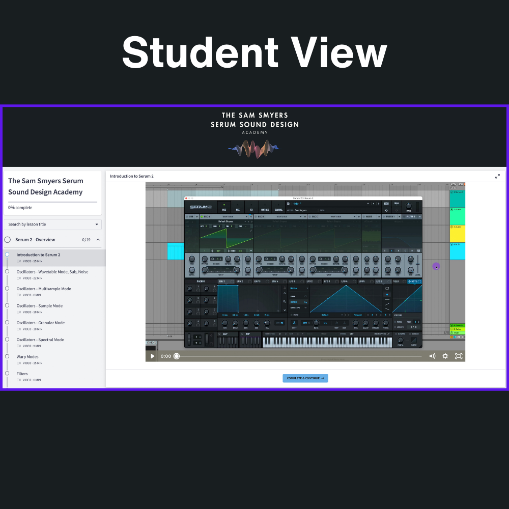 The Sam Smyers Serum Sound Design Academy