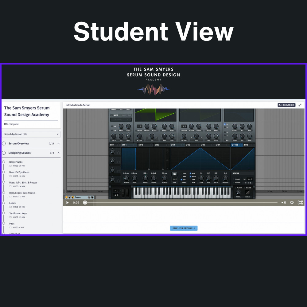 The Sam Smyers Serum Sound Design Academy