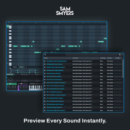 Sam Smyers Serum Tech House Collection Vol. 1–7